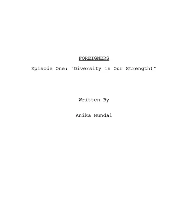 Foreigners (pilot script)