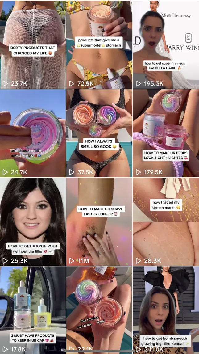 Social Media Management For Rainbow Beauty
