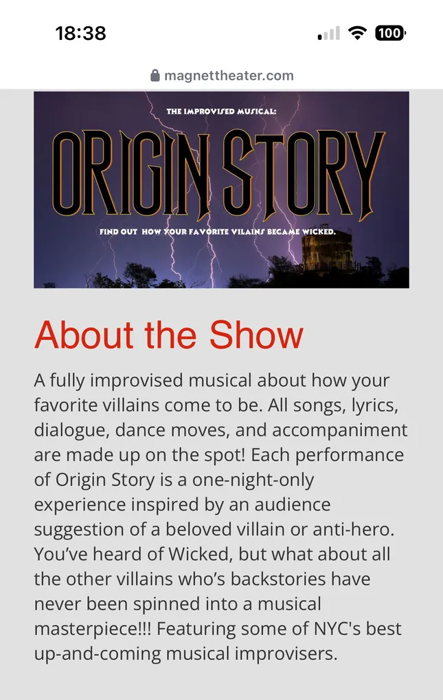 Origin Story