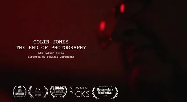 COLIN JONES: THE END OF PHOTOGRAPHY - Trailer