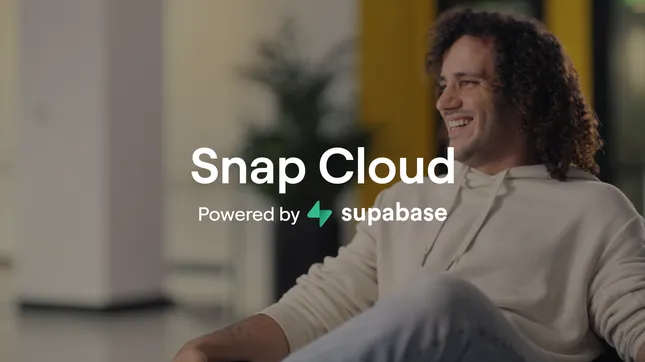 Snapchat x Supabase