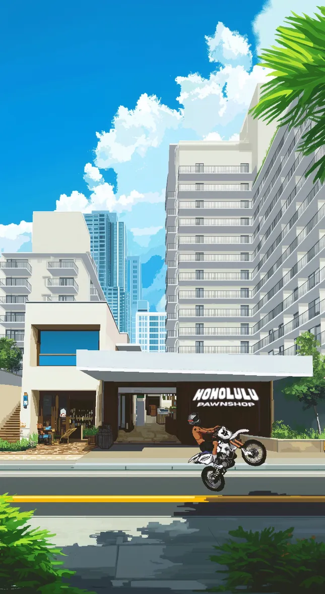 Honolulu Pawnshop X Fox Racing - Animated content