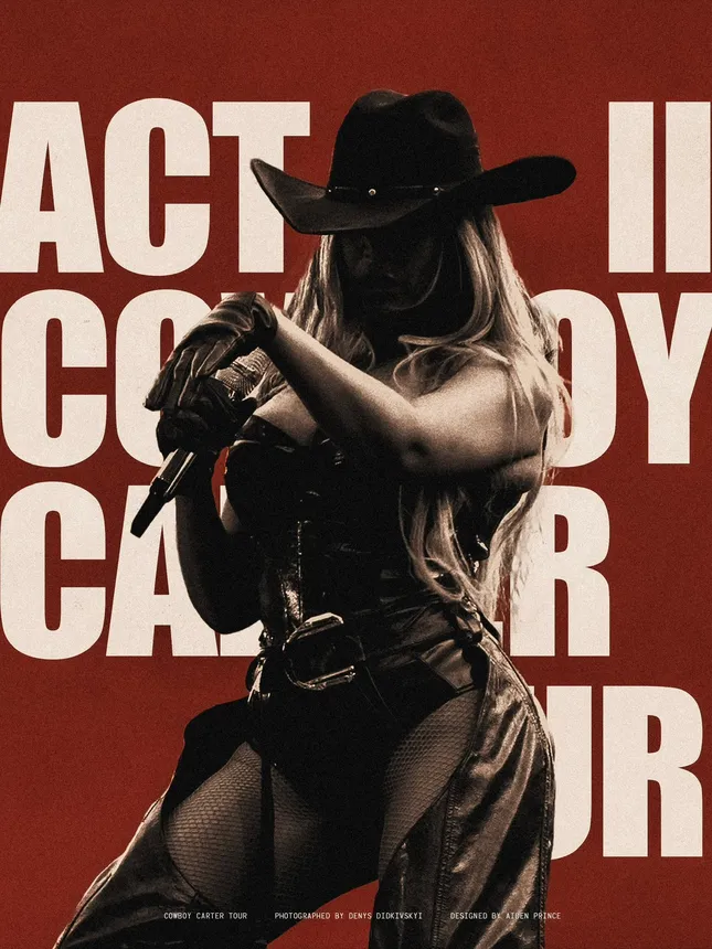 COWBOY CARTER TOUR: Poster with Denys Didkivskyi
