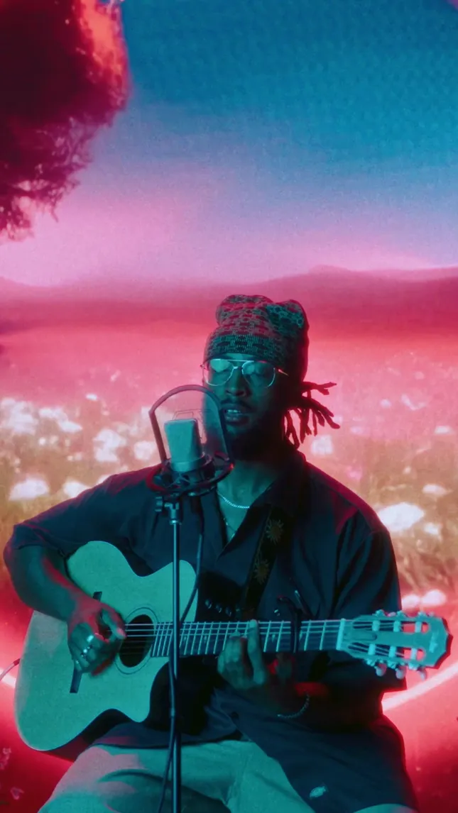 Live Session with 3D Background