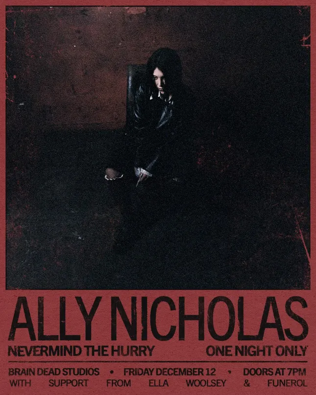 Ally Nicholas Show Flyer