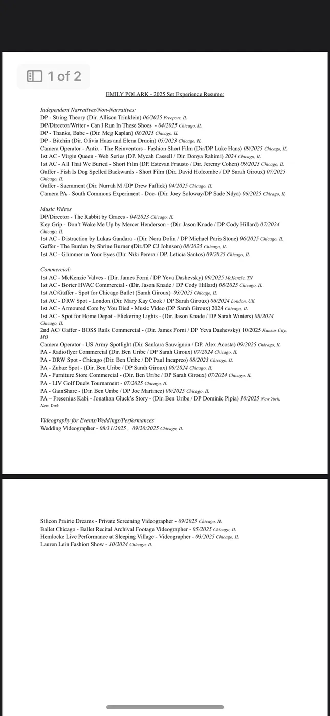 Resume 10/2025