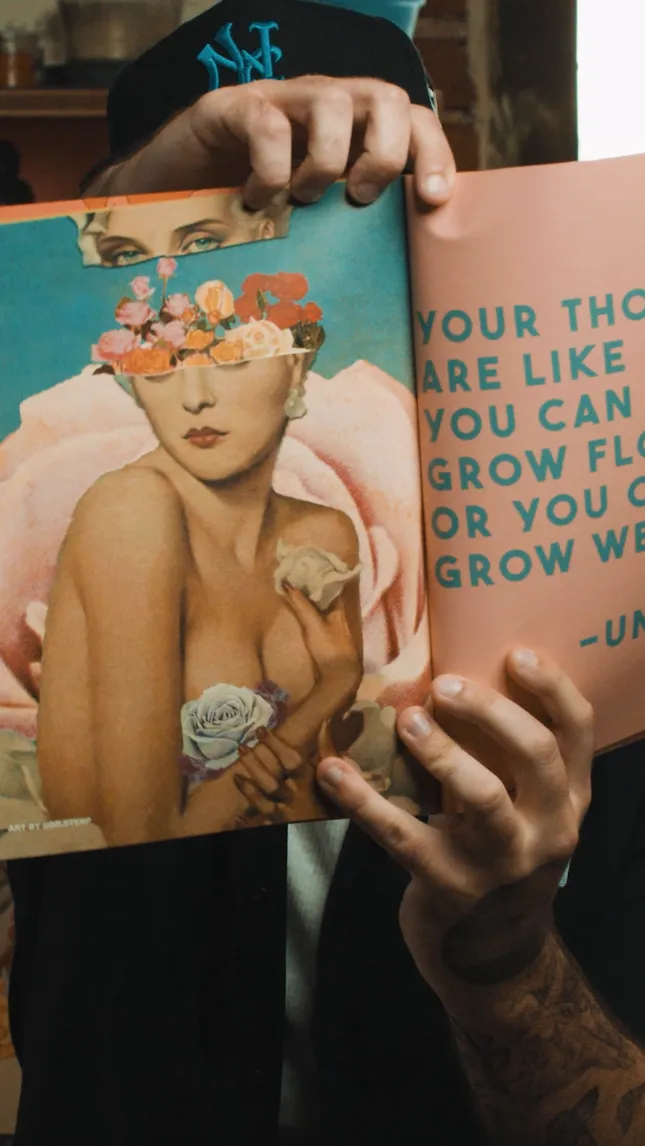 Collage Artist documentary from the series Cross the Breeze