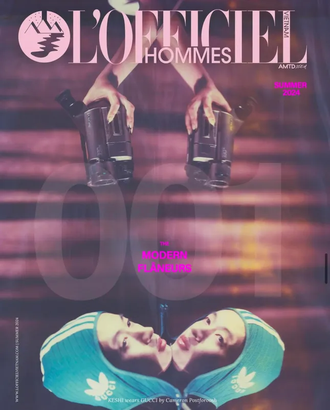 L'officiel Hommes x KESHI
