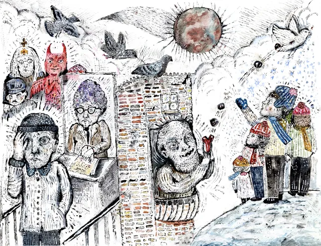 Baffler Illustration