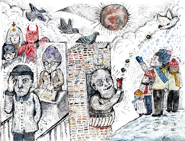 Baffler Illustration