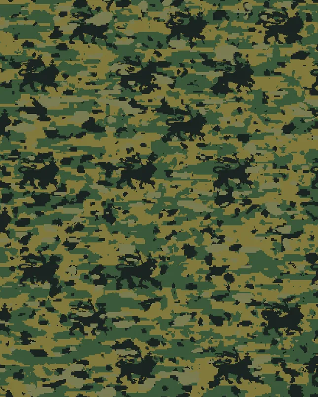 Jah Jah Paris #1 - Camo Pattern Design