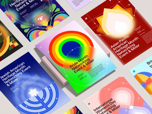 Grammarly ERG Cirles Posters
