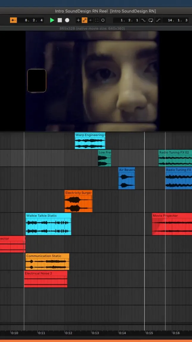 Sound Design / Sound Mixing reel.