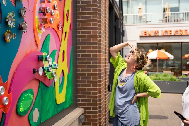 Jenna Boyles Public Art Reveal at Bakery Square