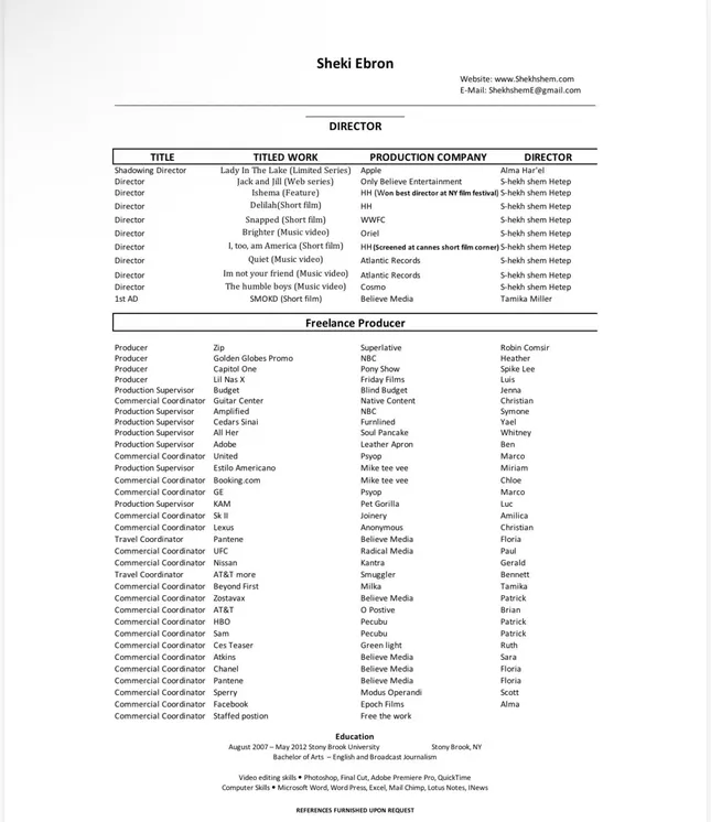 Resume