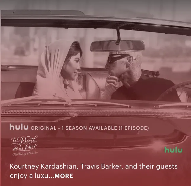Till Death Do Us Part Hulu Special, Kourtney & Travis Wedding