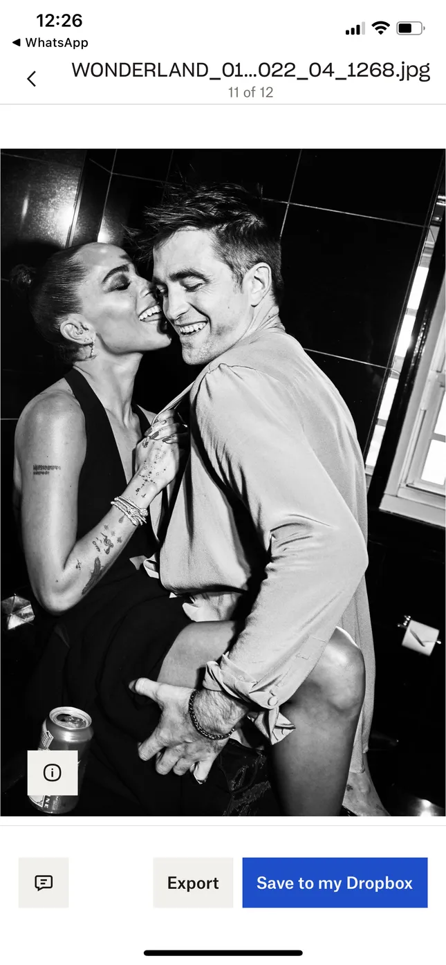 Rob Pattinson & Zoe Kravitz
