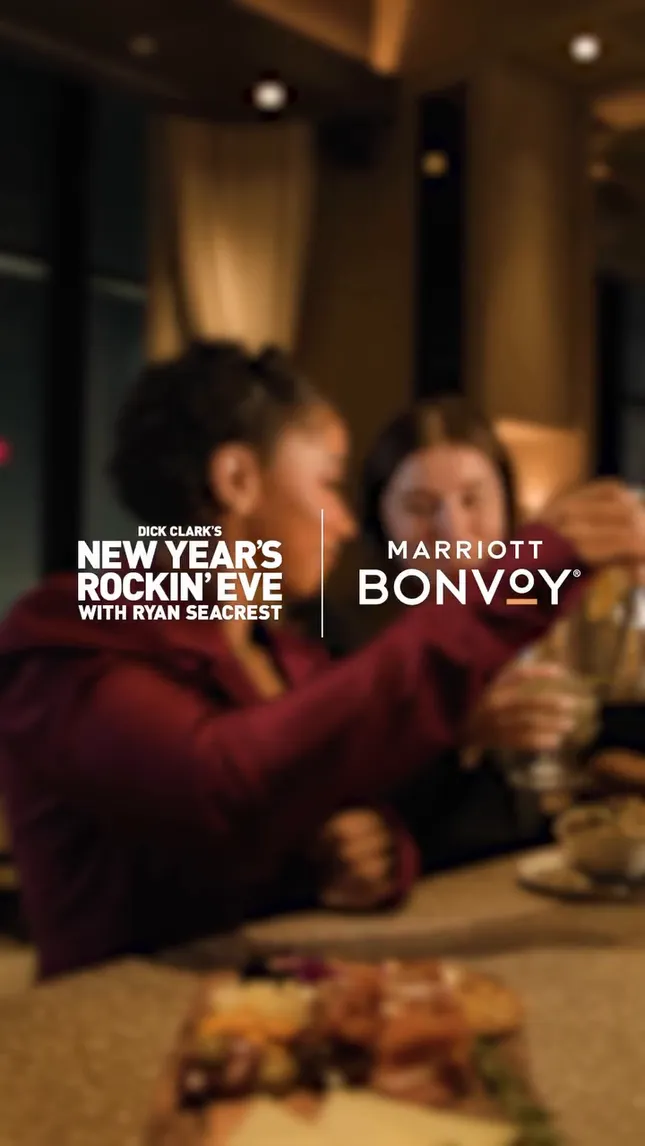 Dick Clark’s New Year Rockin Eve x Marriott Bonvoy
