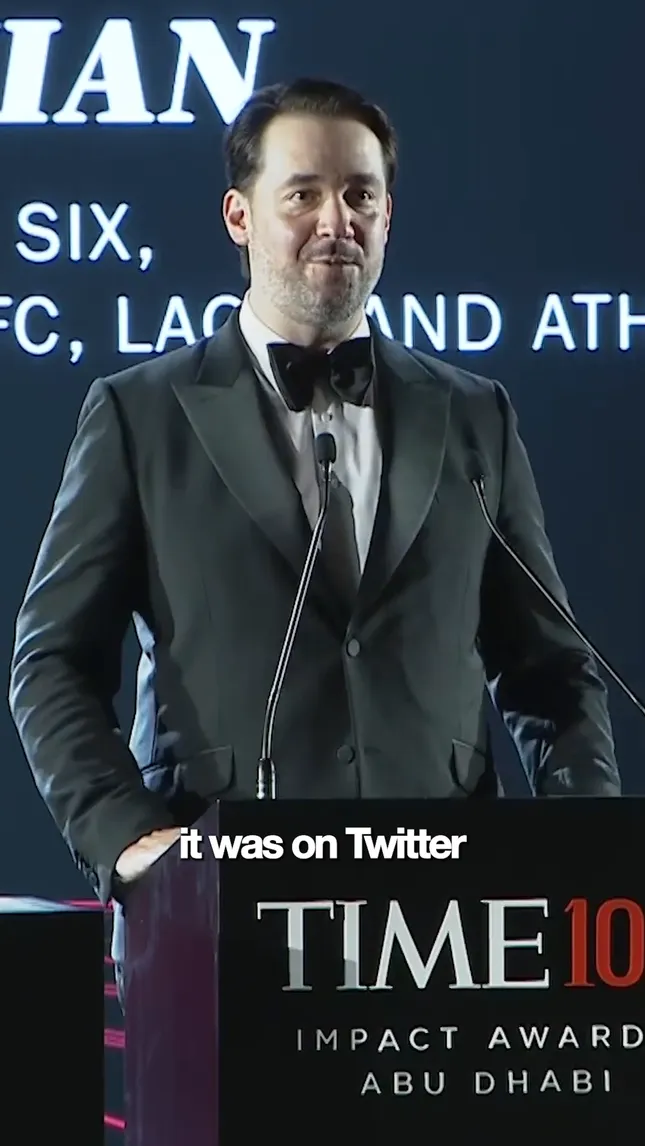 Alexis Ohanian Time 100 Speech - Social Media Content