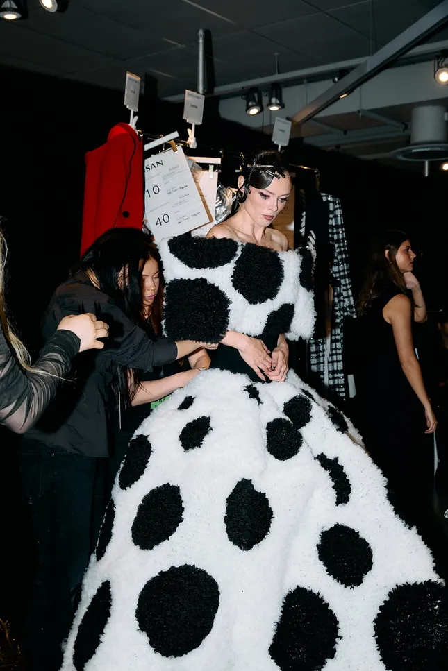 Christian Siriano NYFW Backstage