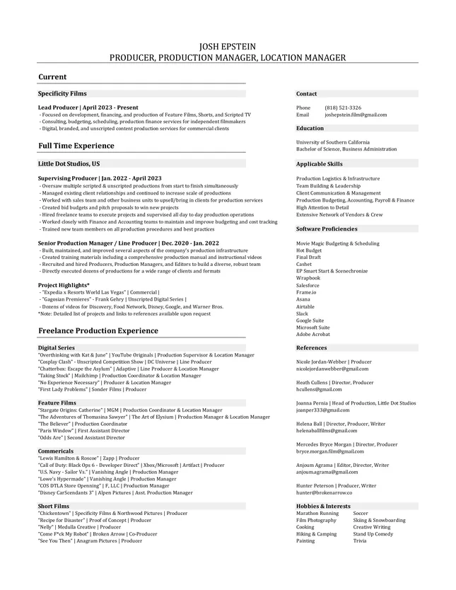 My Resume