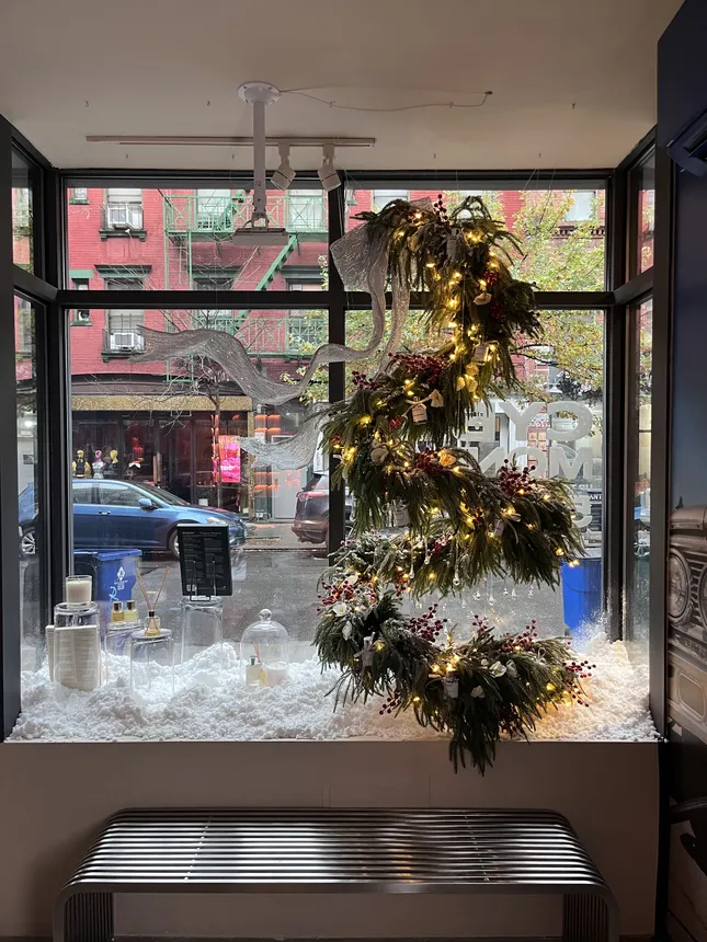 Dossier Holiday 25’ Window Display