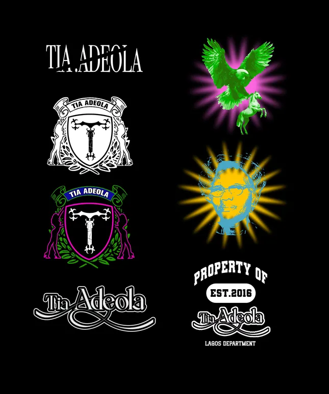 TIA ADEOLA RUNWAY LOGOS & GRAPHICS