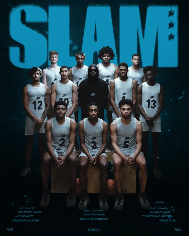 slam magazine cover - kanye west ft. donda doves