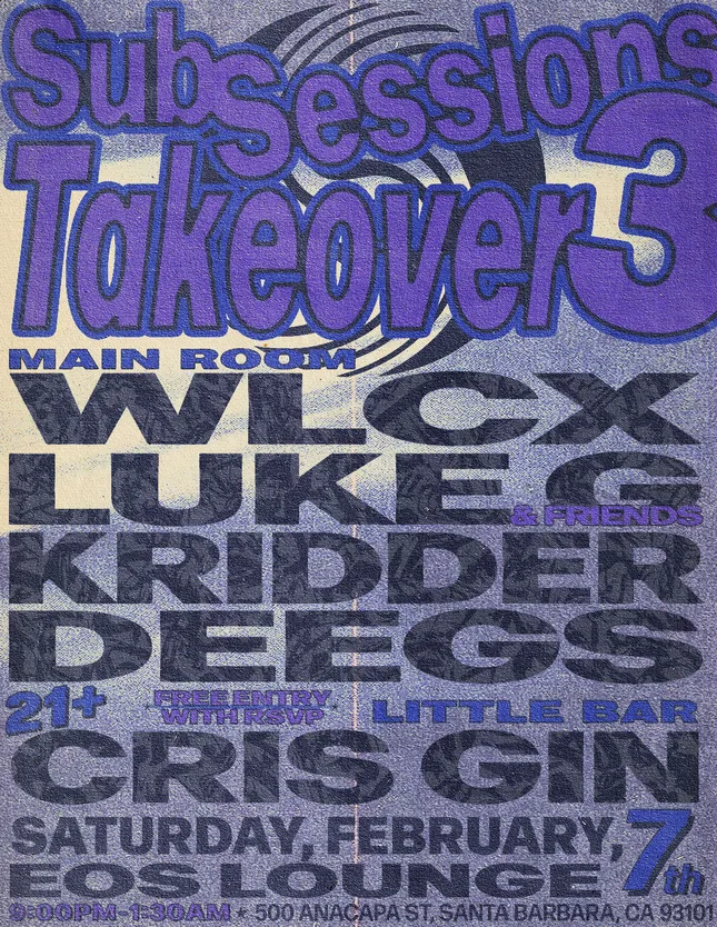 SubSessions Takeover 3