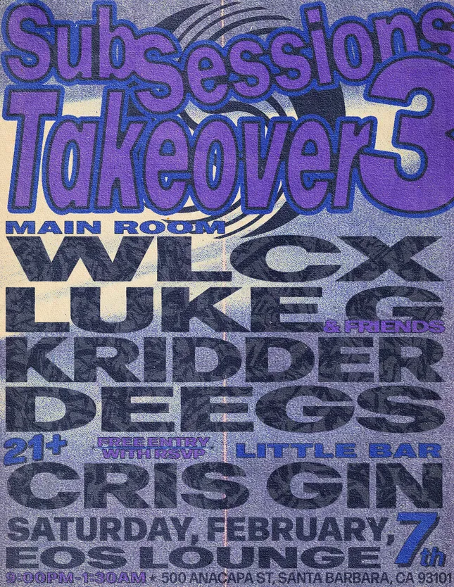 SubSessions Takeover 3