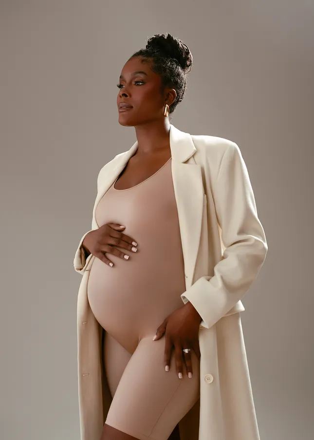 Makeup for a maternity shoot