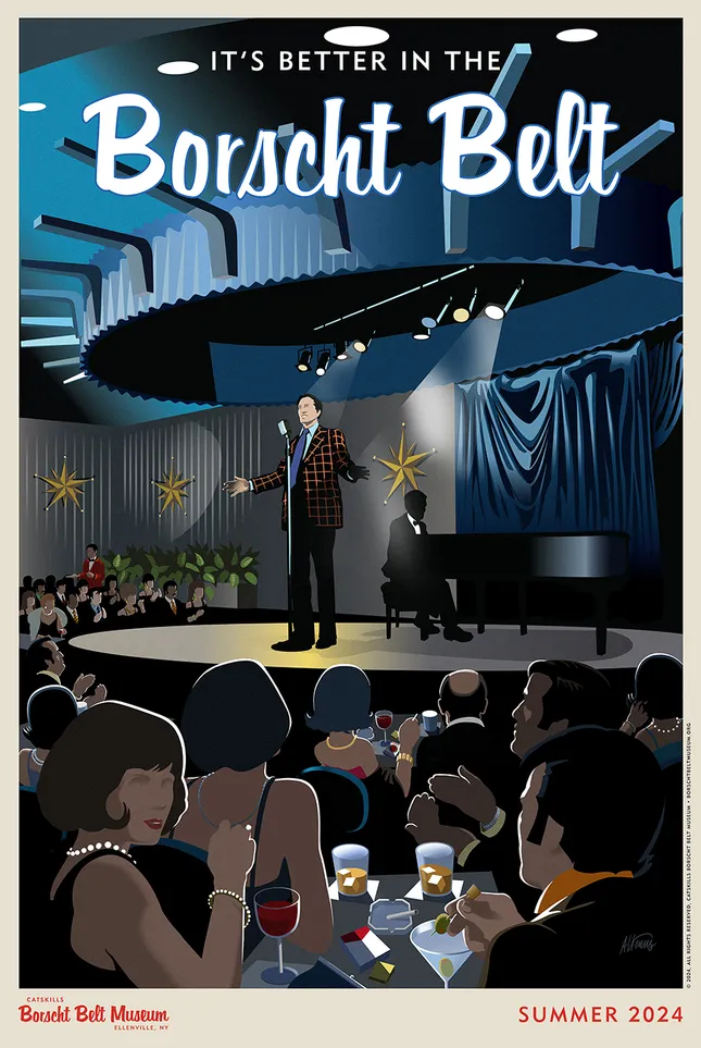 Poster series for Borscht Belt Museum