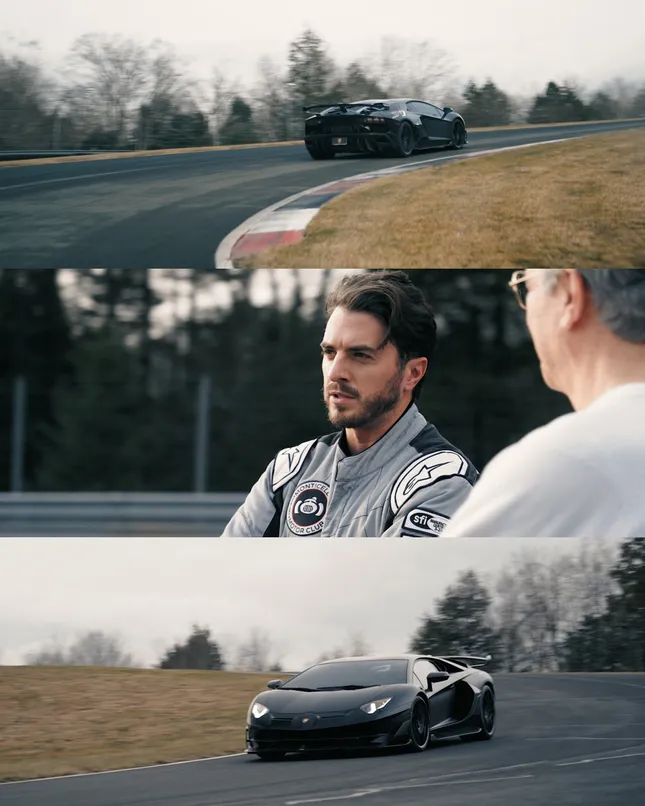 Lamborghini BTS video |  "He'd be proud" with the Lamborghini Aventador SVJ