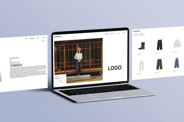 Web Design for a fashion brand