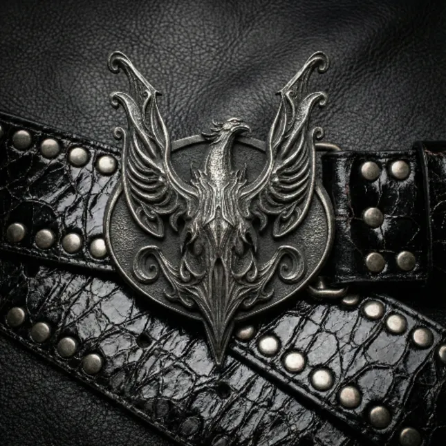 Boycott clothing  S/S Phoenix belt and denim corset vest