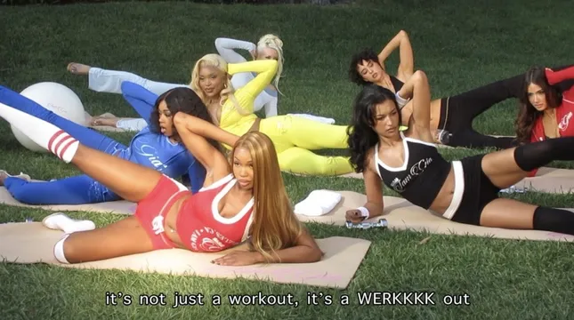 Iamgia Blair workout campaign