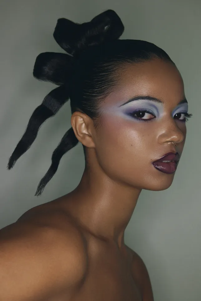 Beauty editorial with  Gaelle