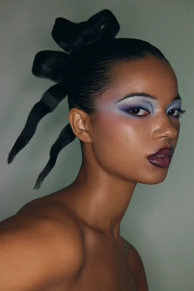 Beauty editorial with  Gaelle
