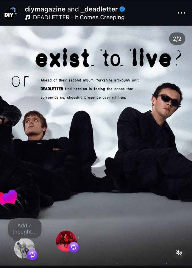 Dead letter promo