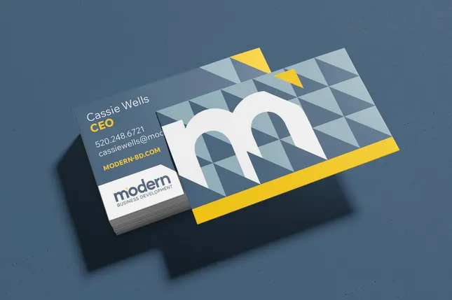 Brand Identity Refresh - Business Card Design