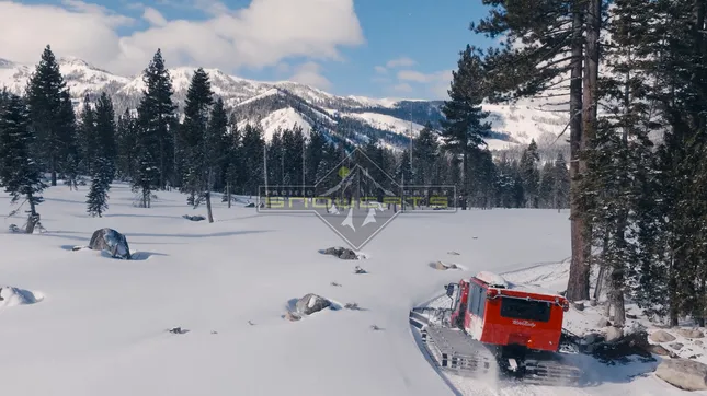 Snowcat Accessed Backcountry Skiing in Lake Tahoe