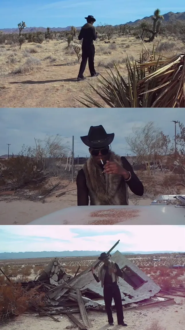 abandoned in the desert