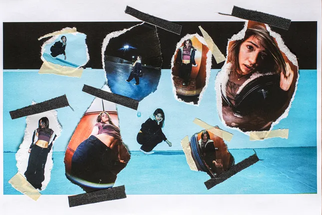 Mixed media photoshoot