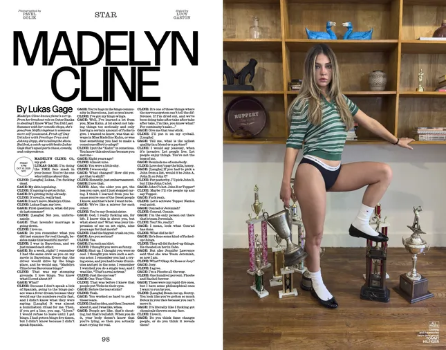 Madelyn Cline x Tommy for Interview
