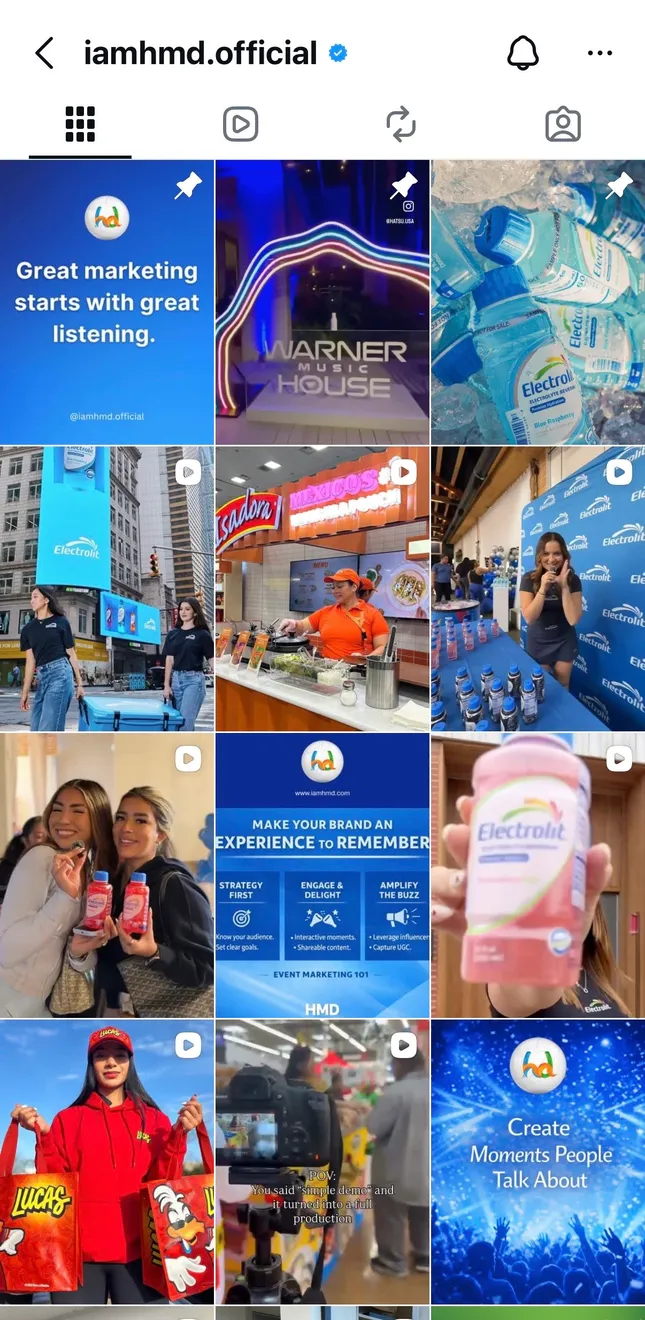 Agency Instagram Account
