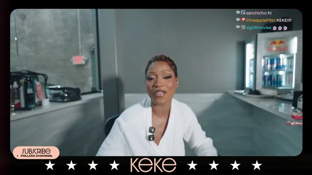 KEKE PALMERS 1ST TWITCH STREAM