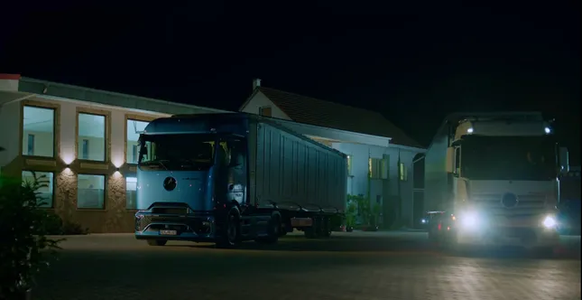 Because you are never alone | Mercedes-Benz Trucks 
Mercedes-Benz advertisement