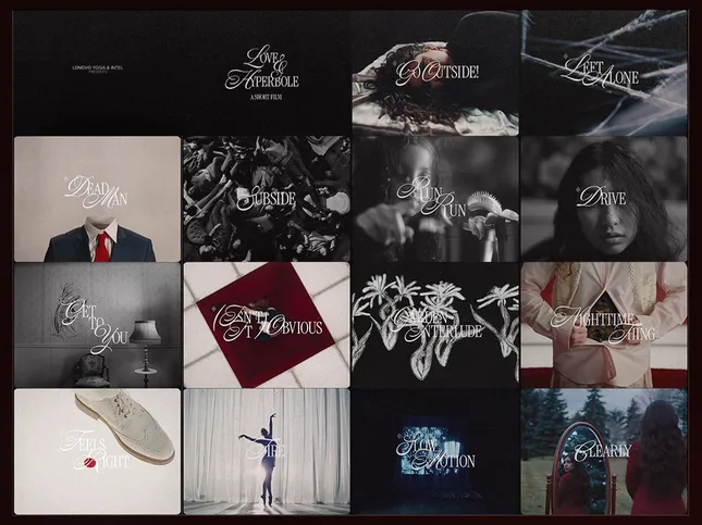 Title Design for Alessia Cara 'Love and Hyperbole: A Short Film'
