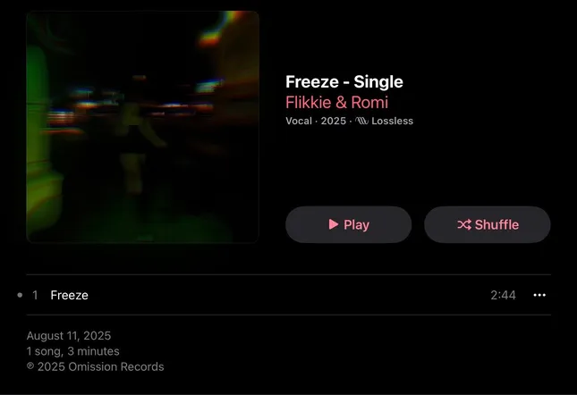 Freeze (feat. Romy Kim)