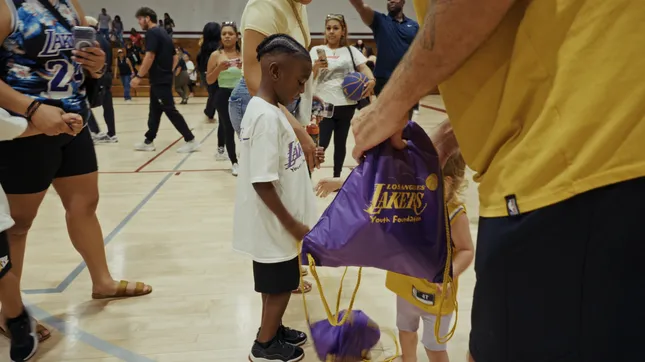 5-Eleven Hoops Lakers event